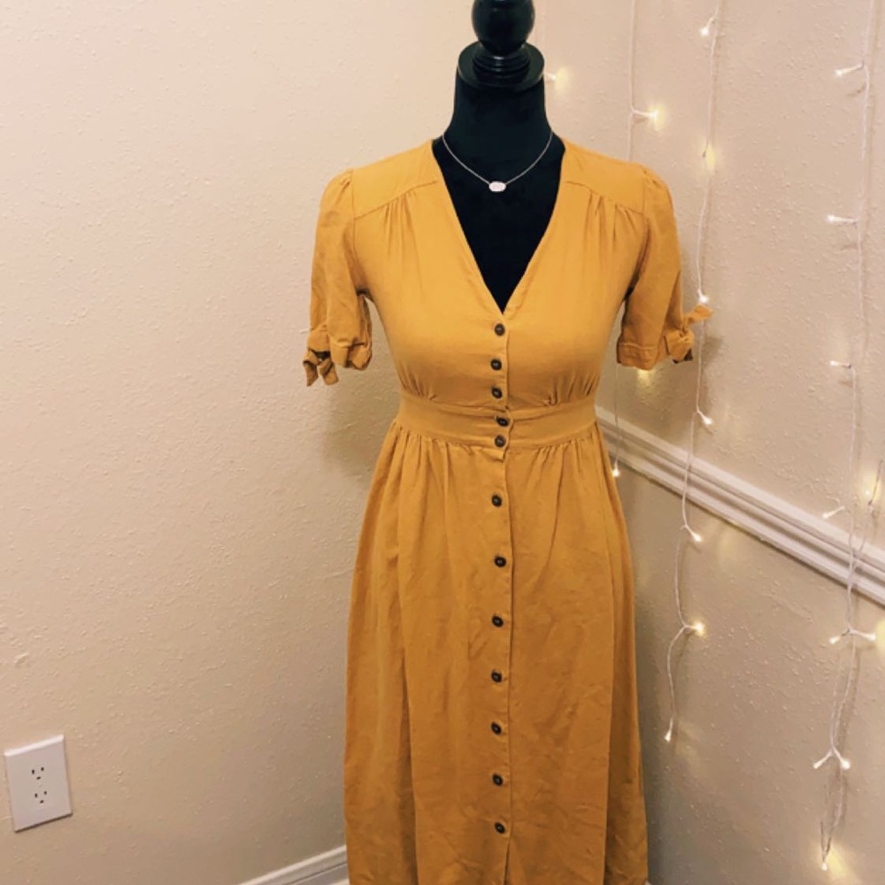 Mustard Dress!!